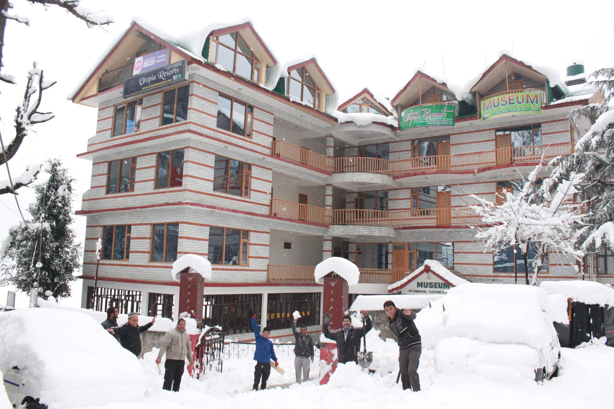 Utopia Resorts & Spa Manāli Exteriér fotografie
